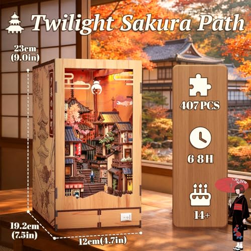 Japanese Book Nook Kit Miniature House