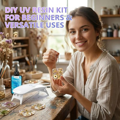 200g UV Resin Kit with Light