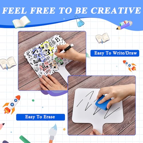 24 Pcs Dry Erase Answer Paddle (24 Count)
