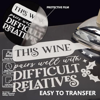 White HTV Heat Transfer Vinyl Rolls