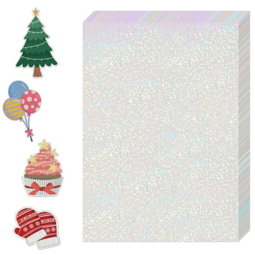 36 Sheets Holographic Sticker Paper (36 Count)