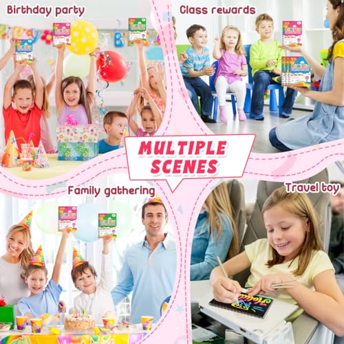 Scratch Paper Art Party Favors for Kids (4 Count)