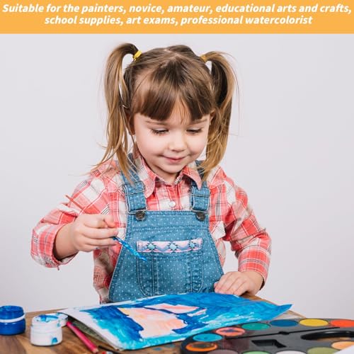 150 Sheets 100% Cotton Watercolor Paper Bulk (150 Count)