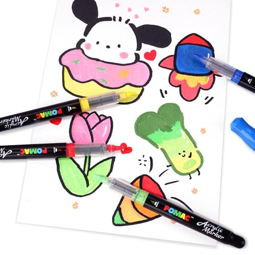 48 Colors Acrylic Paint Markers