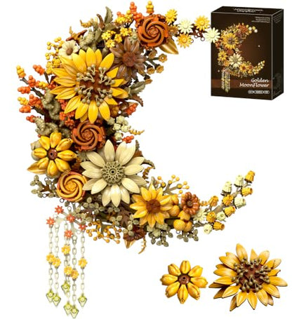 Gloden Moon Flower Building Set