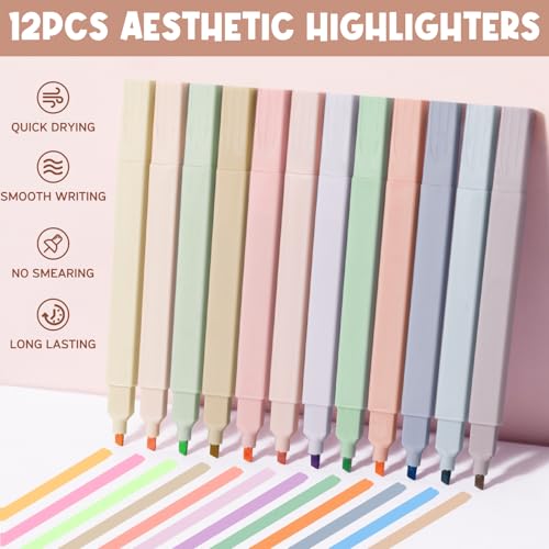 65PCS Aesthetic School Supplies Back to School Supplies Cute Stationary Set (65 Count)