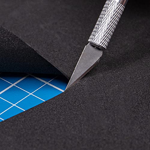 Black Foam Sheets Crafts 9x12 Inch 2mm Eva Craft Foam Paper for Crafts Project Preschoolers Classroom Scrapbooking DIY Cosplay (10 Count)