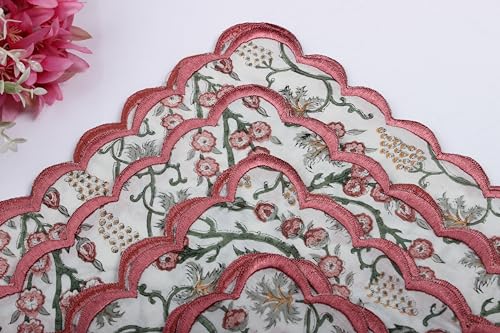 Hand Block Print Cloth Napkins (4.2329 Ounce)