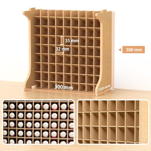 Large Capacity Plastic Model Tool Storage Paint Rack