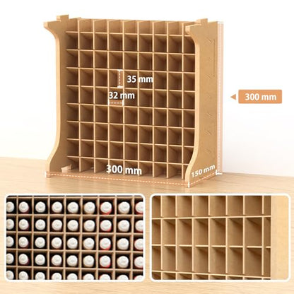 Large Capacity Plastic Model Tool Storage Paint Rack