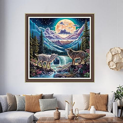 Beginners Cross Stitch Kits Stamped Full Range of Embroidery Kits for Adults DIY Cross Stitches kit Embroidery Patterns for Needlepoint kit
