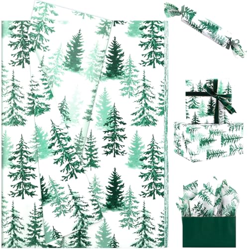 100 Sheets Christmas Tree Tissue Paper