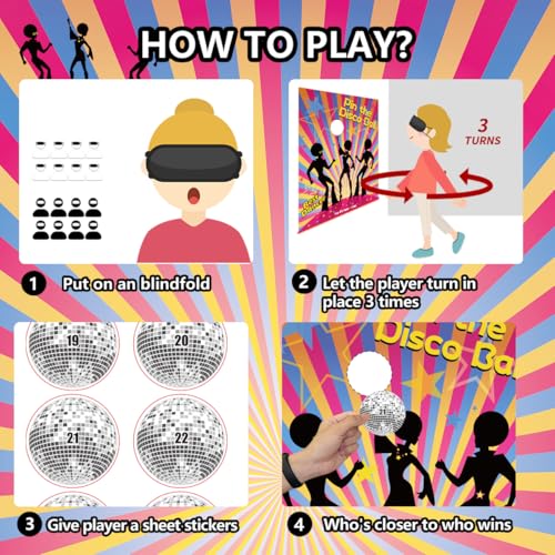 Disco 70s Theme Party Games