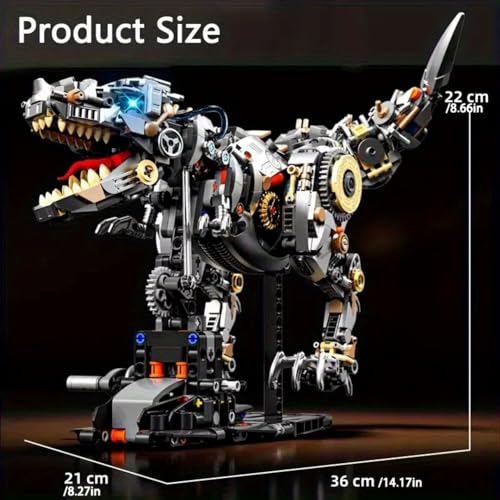 Mechanical Tyrannosaurus Rex Building Set with Light
