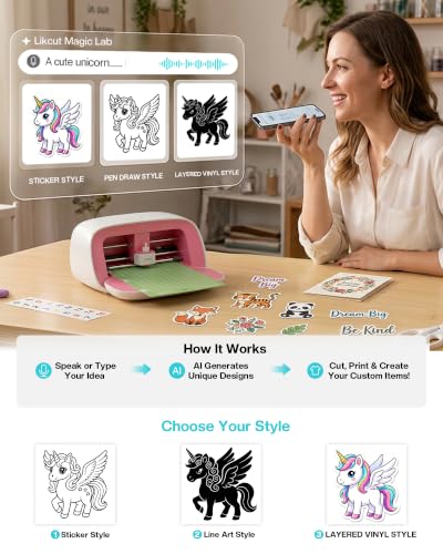 Portable Vinyl Cutter Machine for DIY Crafts