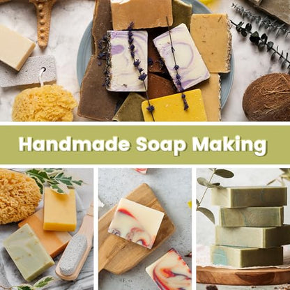 Deluxe Goat Milk Soap Making Kit with All Suuplies for Adults Begineer