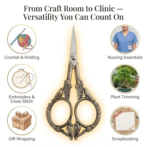 Crochet Scissors with Cover