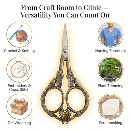 Crochet Scissors with Cover