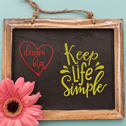 Silk Screen Stencils Self Adhesive Reusable Mesh Printing Stencil for Painting on Wood Fabric Chalkboard Home Decor