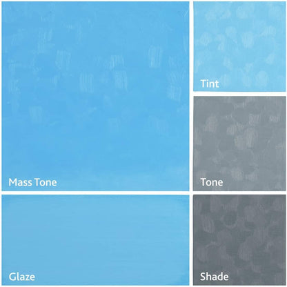 Tusc & Pine Artist Oil Paint - Luminous Blue, 40 ml, Non-Yellowing, Rich & Creamy Consistency, Maximum Pigment Load, Small Batch Milled Oil Paints Made in the USA for Professional Artists