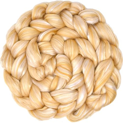 Merino Silk Luxe Tonal Designer Blend. Superfine Merino