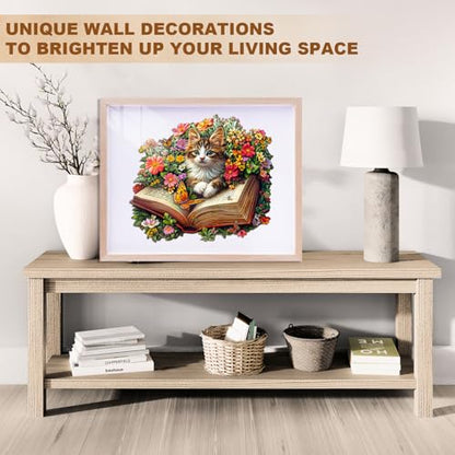 Cat Stories Puzzles Adults Gifts Wooden 165 Pieces 11.4 * 10.1in