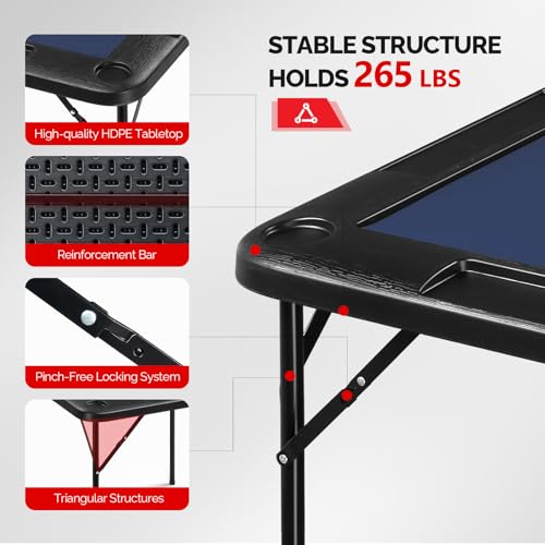 35" Foldable Mahjong Table