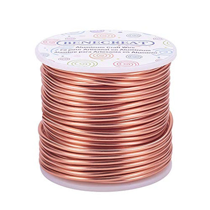 10 Gauge Jewelry Craft Aluminum Wire 80 Feet Bendable Metal Sculpting Wire for Craft Floral Model Skeleton Making (80 Foot)