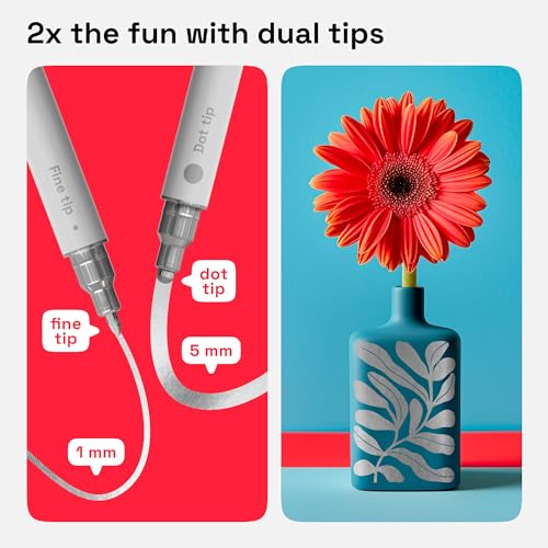 Silver Dual Tip Acrylic Paint Pens (2 Count)