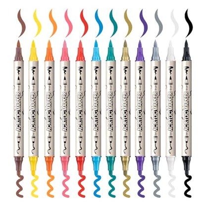 12 Colors Bold and Brush Dual (12 Count)