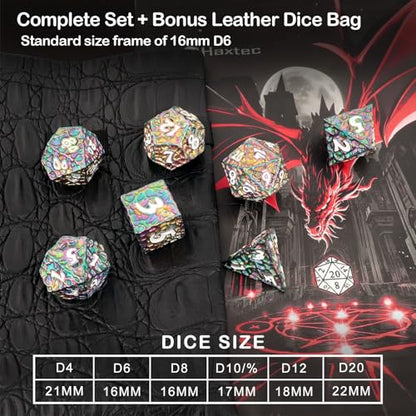 Metal DND Dice Set