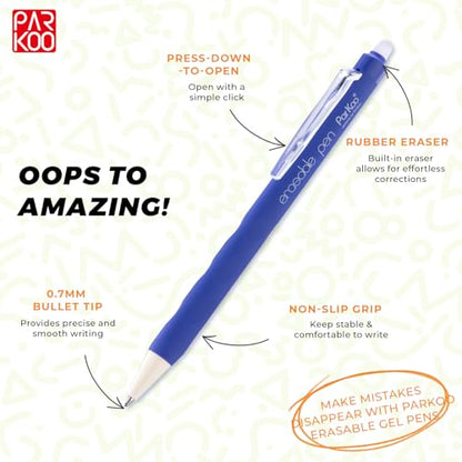 Erasable Gel Pens Clicker (12 Count)