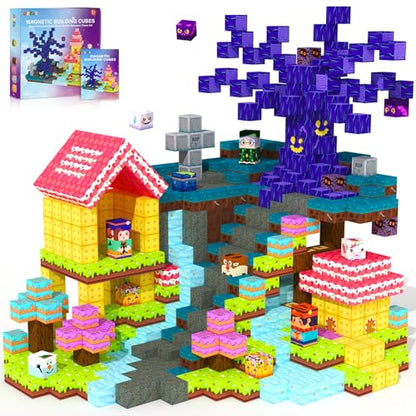 Magnetic Blocks Building Cubes (100 Count)