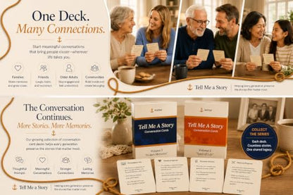 Tell Me a Story™ Conversation Cards for Seniors & Families