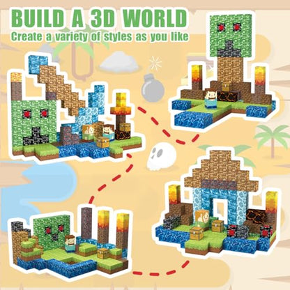 Magnetic Blocks for Kids 3+ (160 Count)