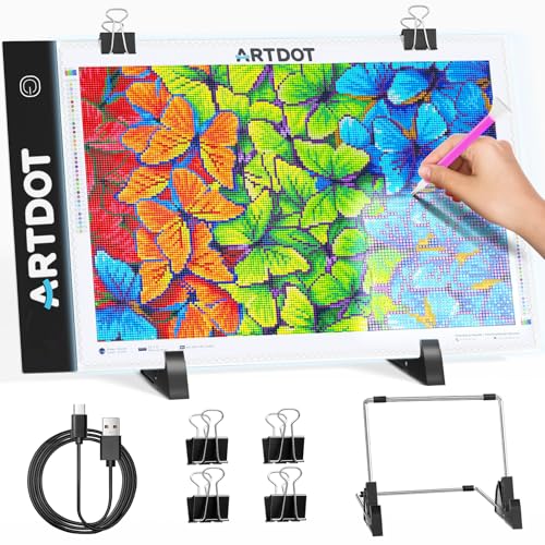 A4 LED Light Pad for Diamond Art Kits for Adults