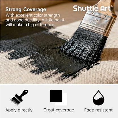 Black Fabric Paint (33.8 Fl Oz)