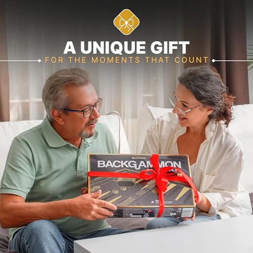 Large Black Backgammon Sets for Adults