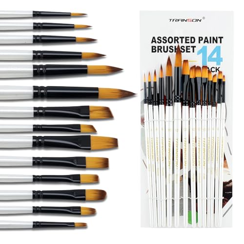 14pcs Art Painting Brush Set for Acrylic (14 Count)