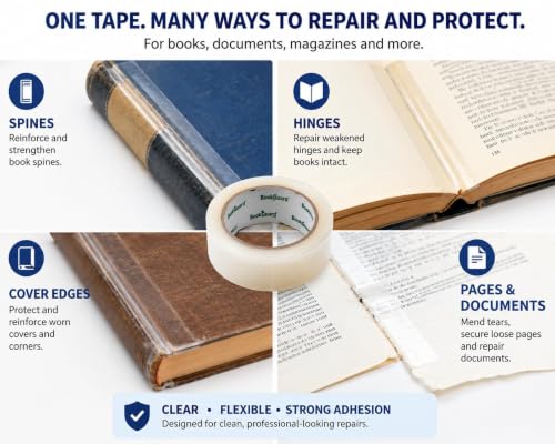 Clear Book Repair Tape (45 Foot)