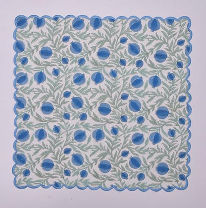 Hand Block Print Cloth Napkins (4 Count)