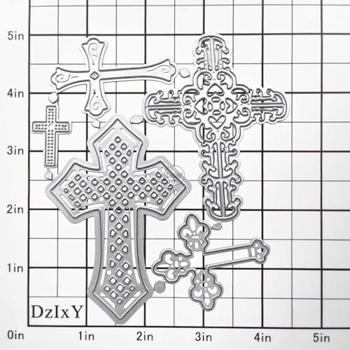 Easter Cross Metal Cutting Dies Set for DIY Card Making