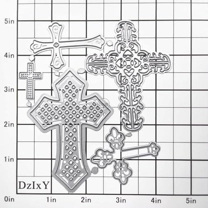 Easter Cross Metal Cutting Dies Set for DIY Card Making