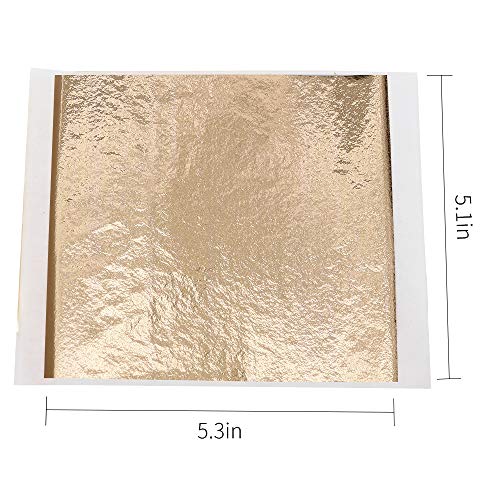 Imitation Gold Foil Sheets 100PCS Champagne Foil (100 Count)