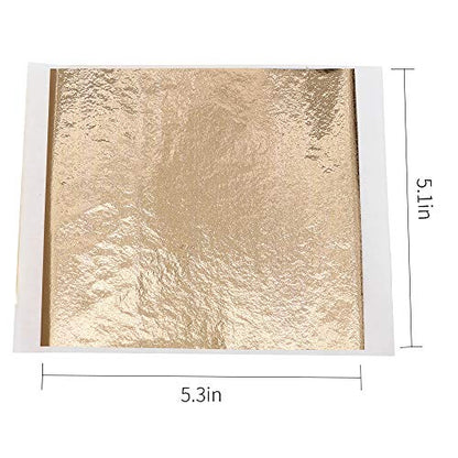 Imitation Gold Foil Sheets 100PCS Champagne Foil (100 Count)