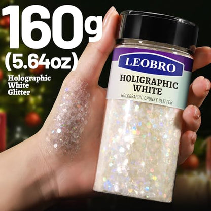 White Glitter (5.64 Ounce)