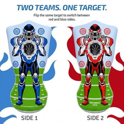 65 Inch Inflatable Football Target for Kids