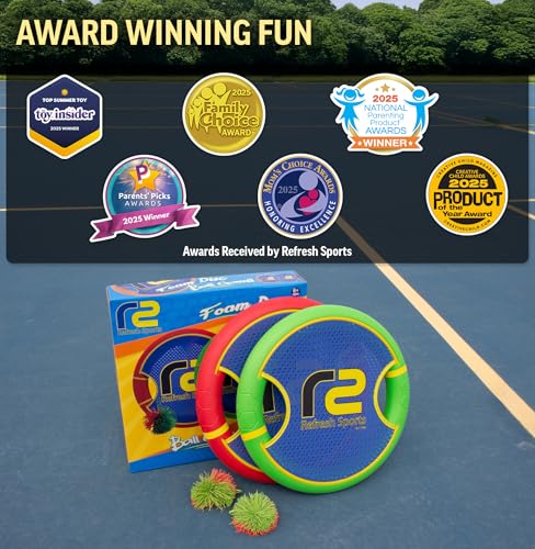 Kids Bouncy Paddles & Flying Disc