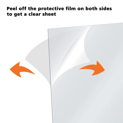 Egofine Plexiglass Sheets Acrylic Sheets 20 Pack of 11x14’’ 0.04 Thick Clear Plastic Cast Transparent Plexi Glass for Crafting Projects, Replacement Picture Frame Glass, DIY Display, Easy to Cut