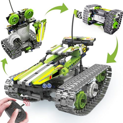 Remote Control Tracked 3in1 Stunt Racer Building Kit